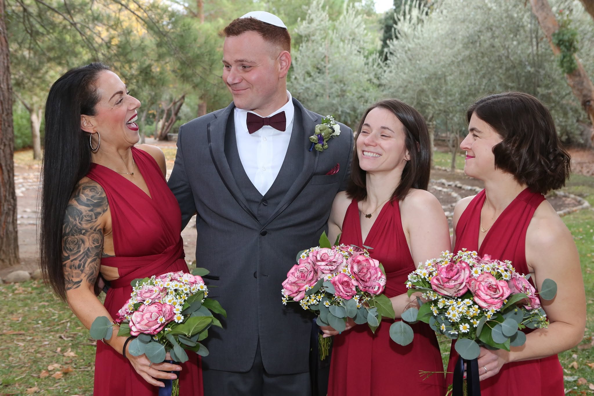 Aryeh Goldman on his wedding day.